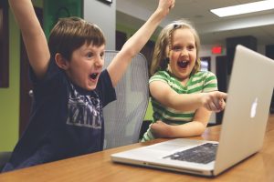 Children On Computer